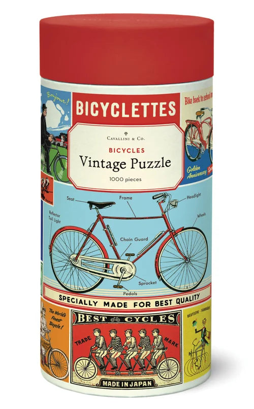 Cavallini Vintage 1,000 Piece Jigsaw Puzzle Collection