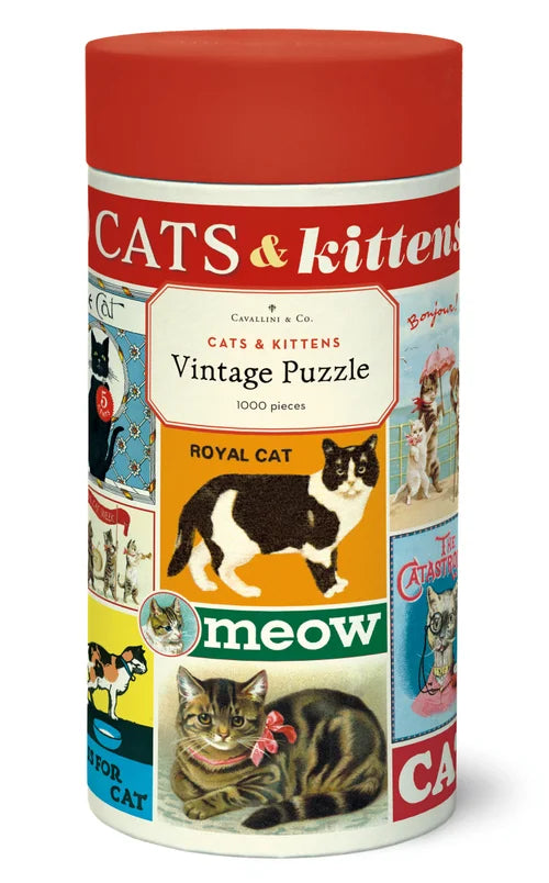Cavallini Vintage 1,000 Piece Jigsaw Puzzle Collection