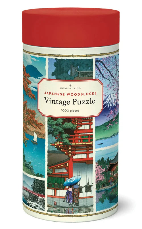 Cavallini Vintage 1,000 Piece Jigsaw Puzzle Collection