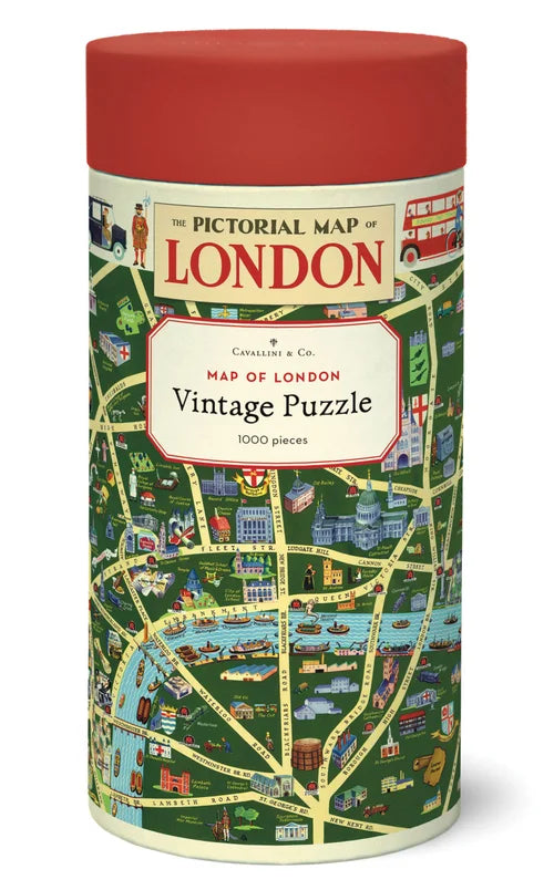 Cavallini Vintage 1,000 Piece Puzzles | Artisans.
