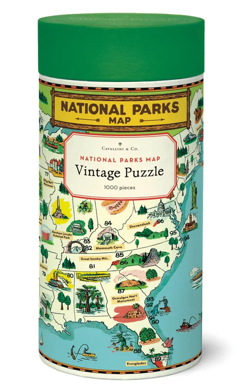 Cavallini Vintage 1,000 Piece Puzzles | Artisans.