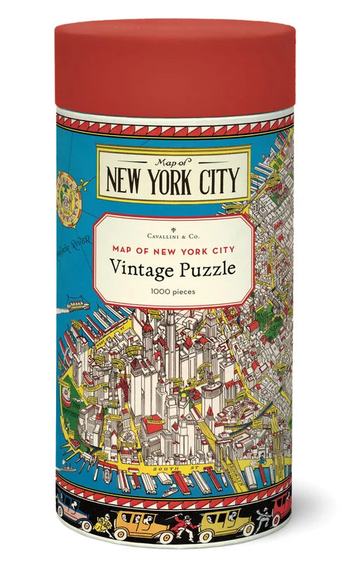 Cavallini Vintage 1,000 Piece Puzzles | Artisans.