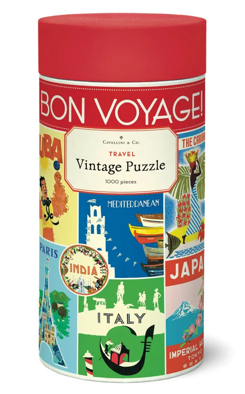 Cavallini Vintage 1,000 Piece Puzzles | Artisans.