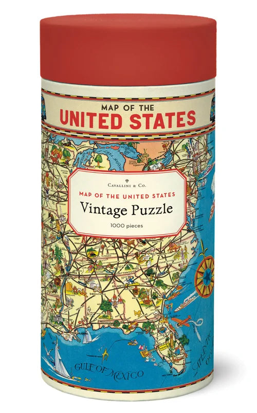 Cavallini Vintage 1,000 Piece Jigsaw Puzzle Collection