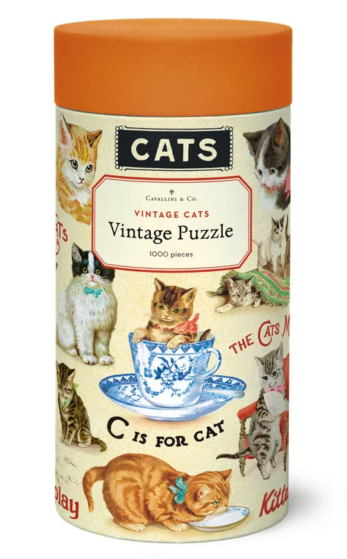 Cavallini Vintage 1,000 Piece Jigsaw Puzzle Collection