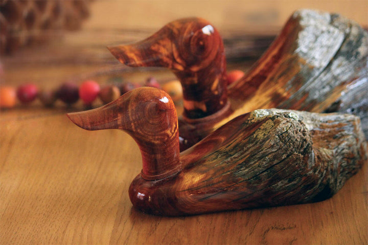 Hand-carved Wood Duck