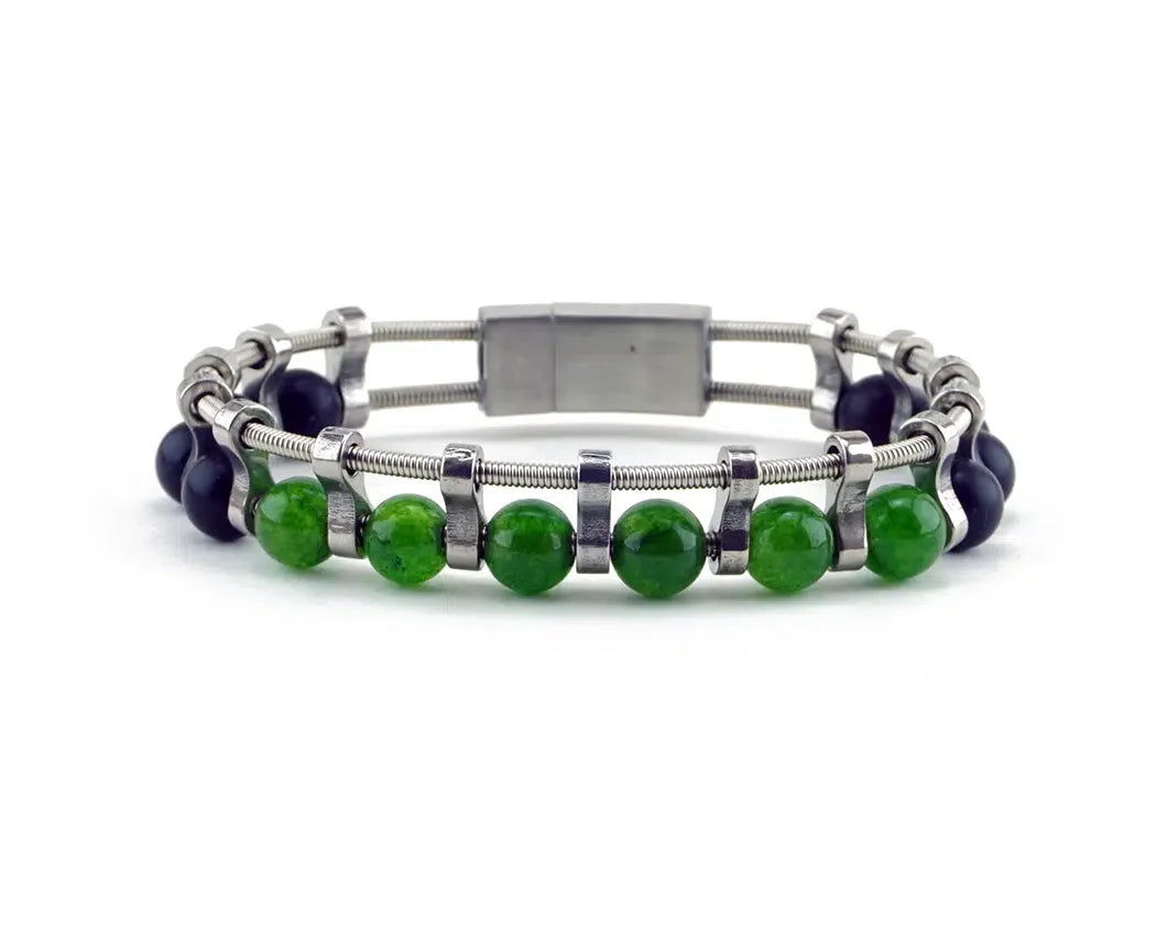 Ricky Recycled Bass Guitar String Bracelet