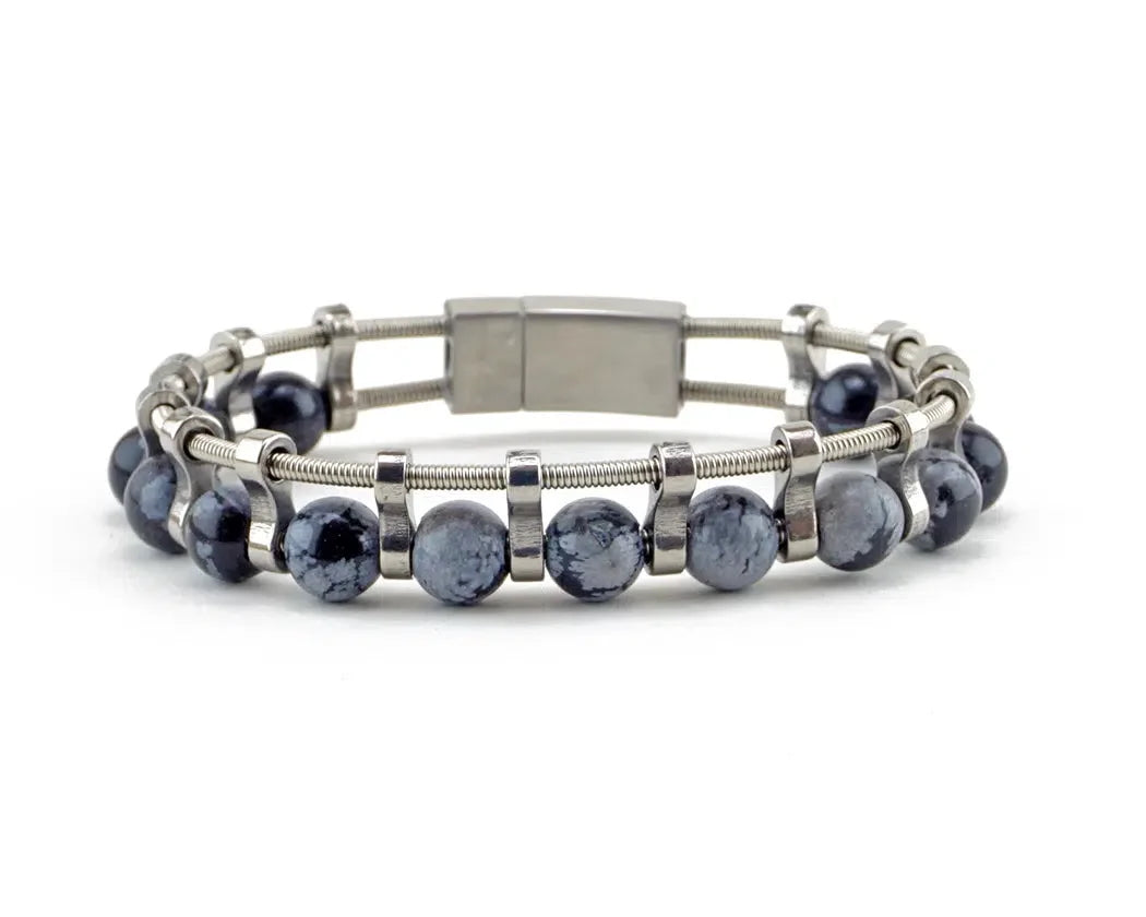 Ricky Recycled Bass Guitar String Bracelet