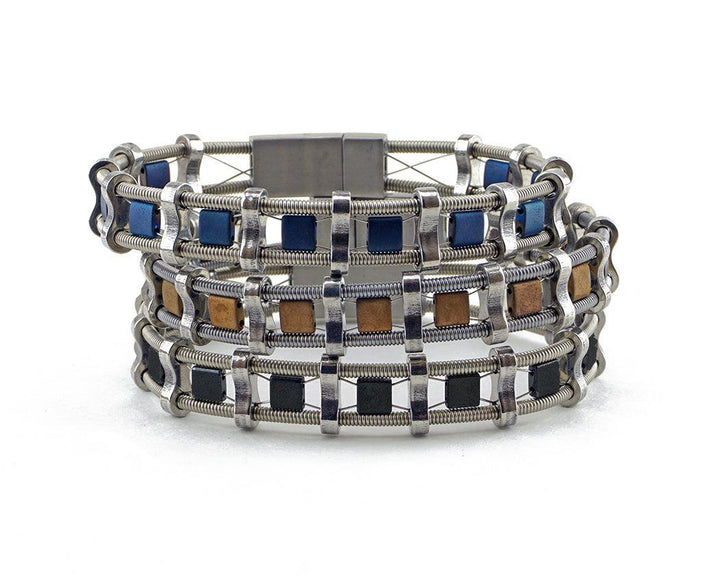 Ryan Recycled Bass Guitar String Bracelet