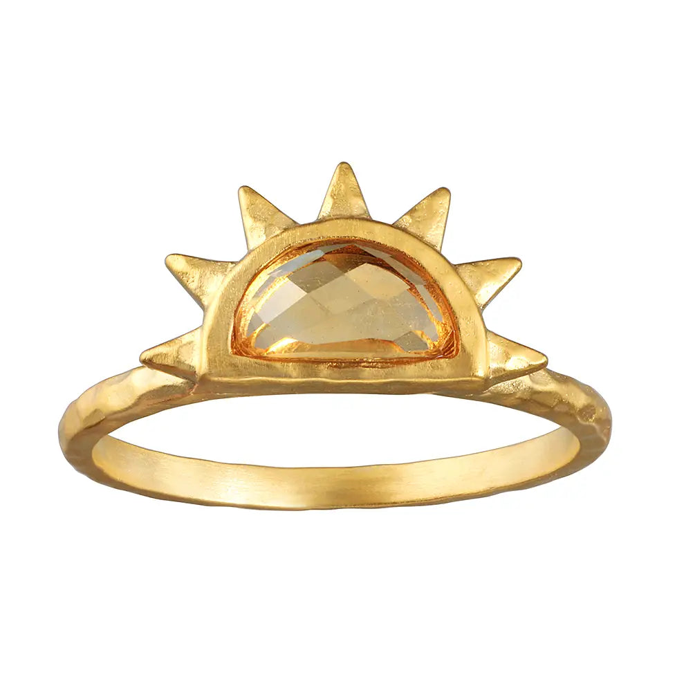 Stay Citrine Sunrise Ring