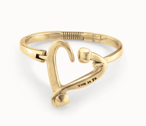 UNOde50 ONE LOVE Gold Bracelet | Artisans.