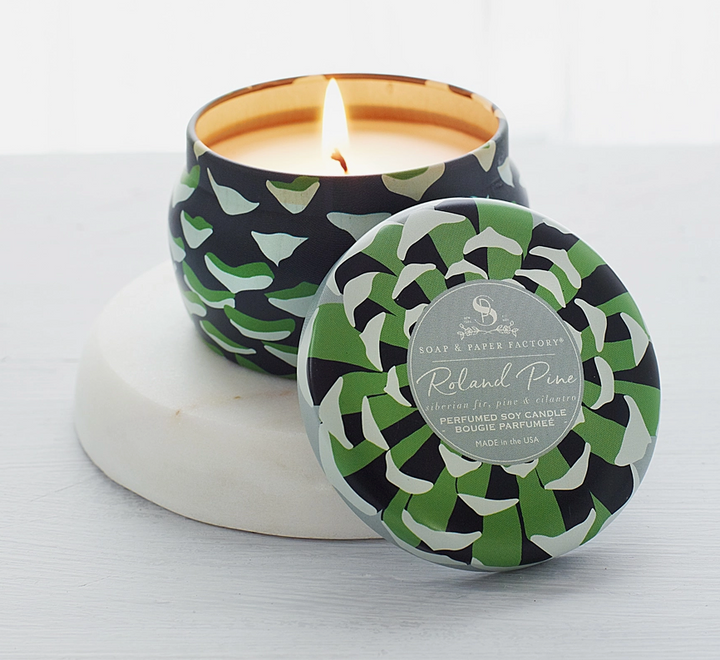 Small Tin Soy Candle Collection — Assorted Signature Scents for Home
