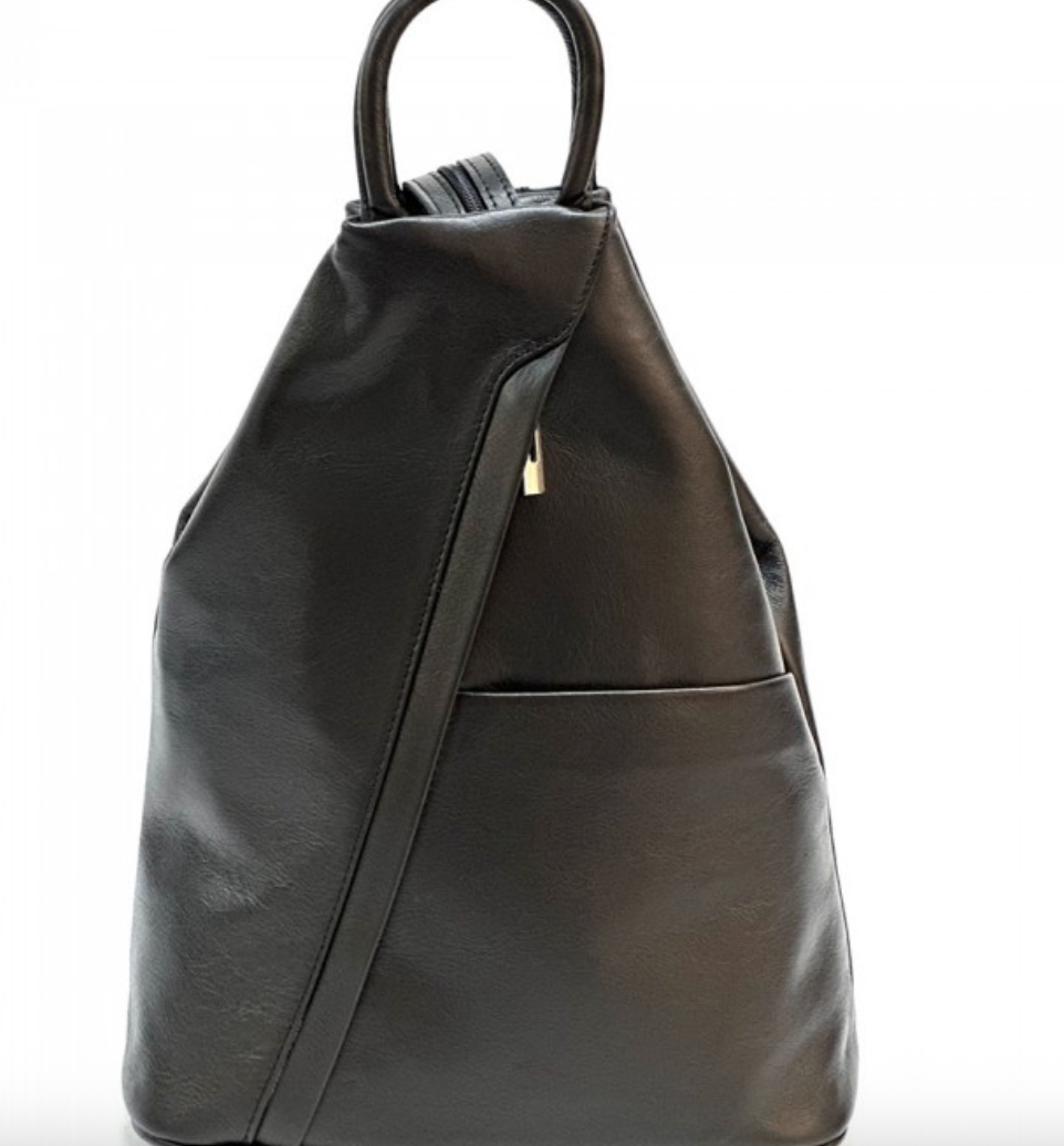 Stylish leather backpack featuring premium craftsmanship and elegant design for sophisticated everyday use