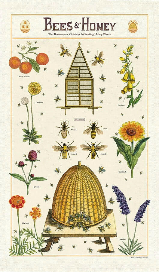 Cavallini Tea Towel