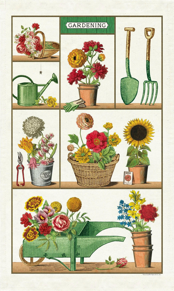 Cavallini Tea Towel