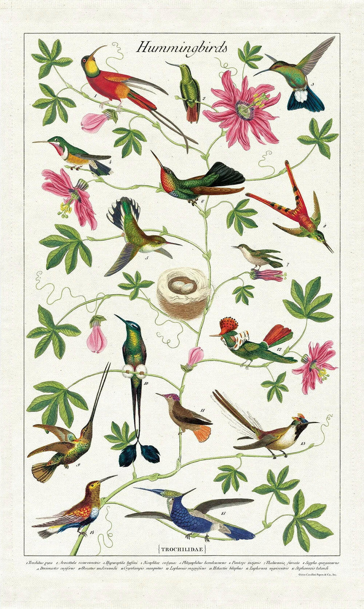 Cavallini Tea Towel