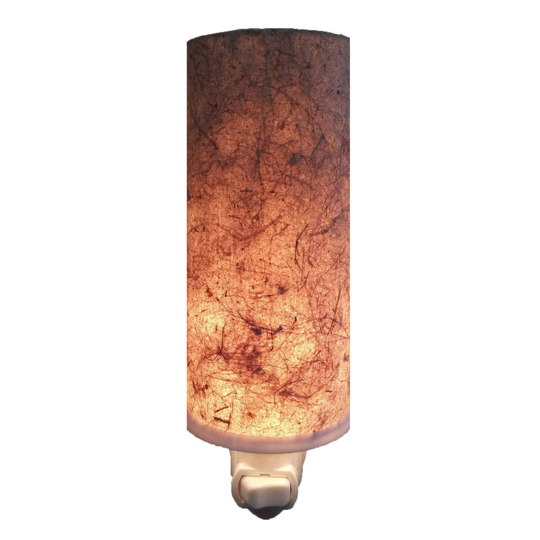 Paper Nightlight Natural, Shade Made of Handmade Paper | Artisans.