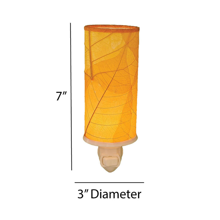Cylinder Night Light Orange | Artisans.