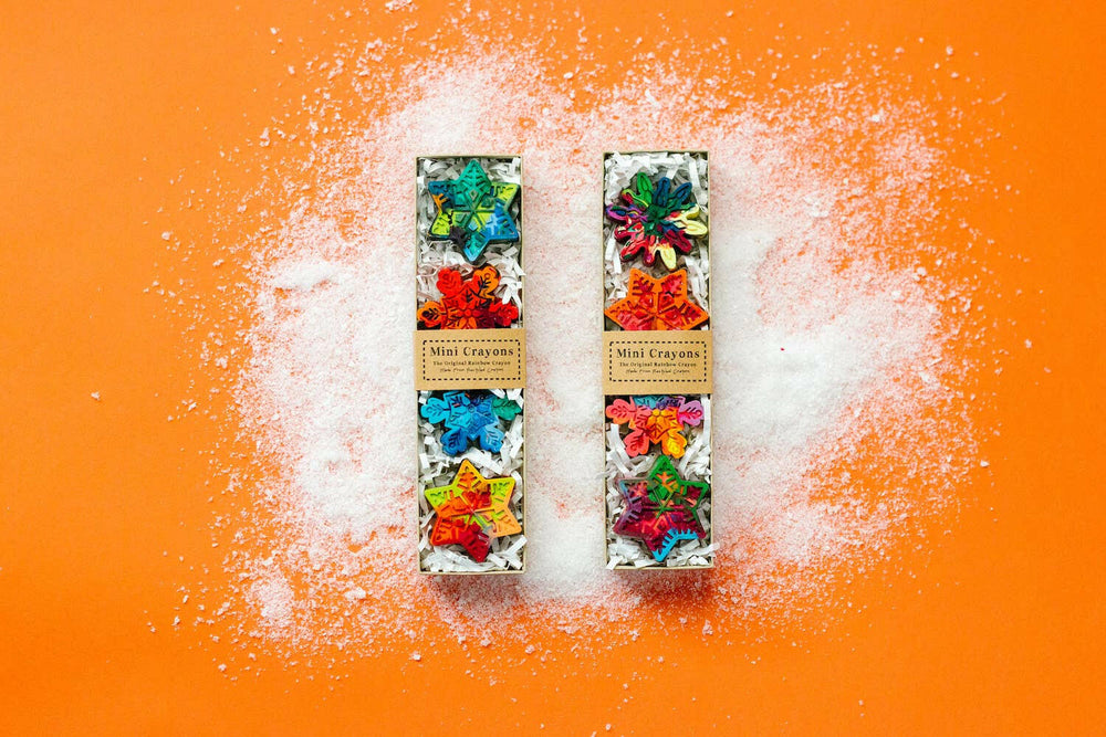 Mini Snowflake Original Rainbow Crayon® 4-pk Boxed Set (Copy | Artisans.