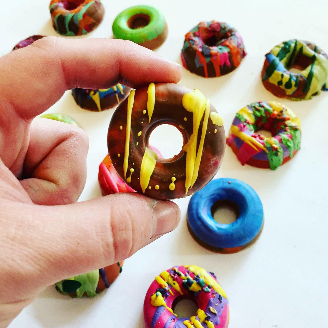 Mini Donut Original Rainbow Crayon® Boxed Set of 4 | Artisans.