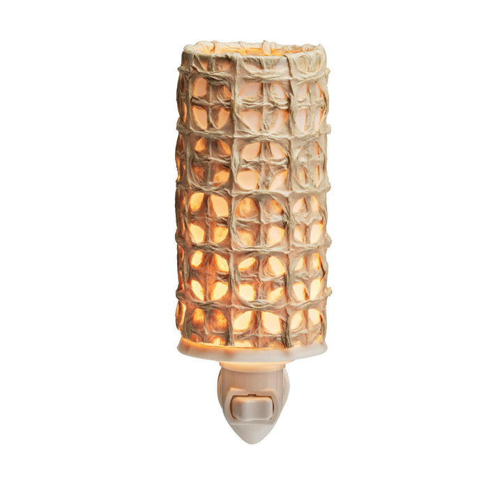 Paper Nightlight Natural, Shade Made of Handmade Paper | Artisans.