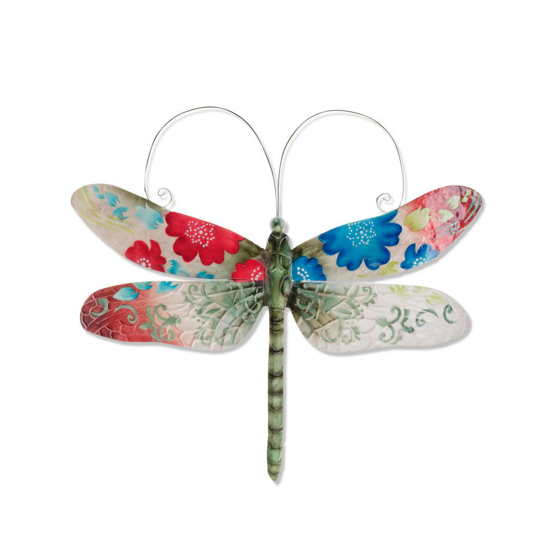 Dragonfly Wall Decor Spring Flowers | Artisans.
