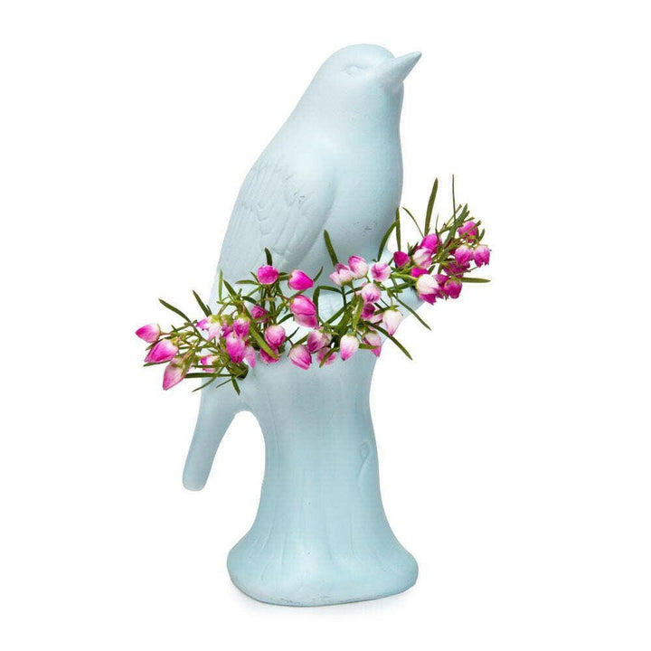 Porcelain Bird Bud Vase - Baby Blue 12pc Kit | Artisans.