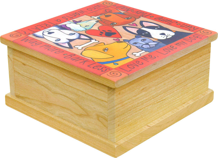 "What’s Your Trick?" Dog Treat Box | Artisans.