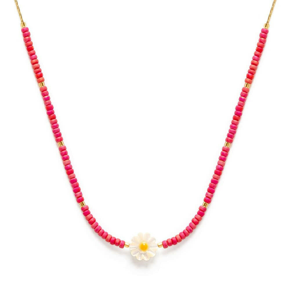 Daisy Miyuki Bead Necklace | Artisans.