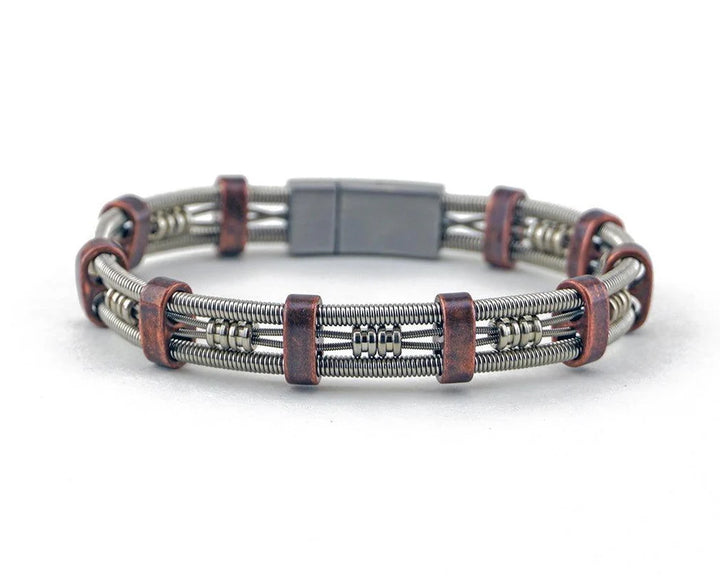 Brandon Recycled Bass Guitar String Bracelet