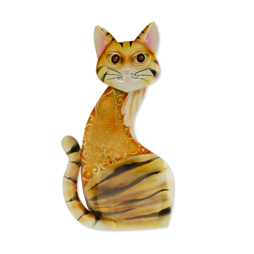 Cat Wall Decor Sitting Up | Artisans.