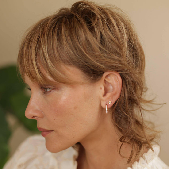 Crystal Hoop Earrings | Artisans.