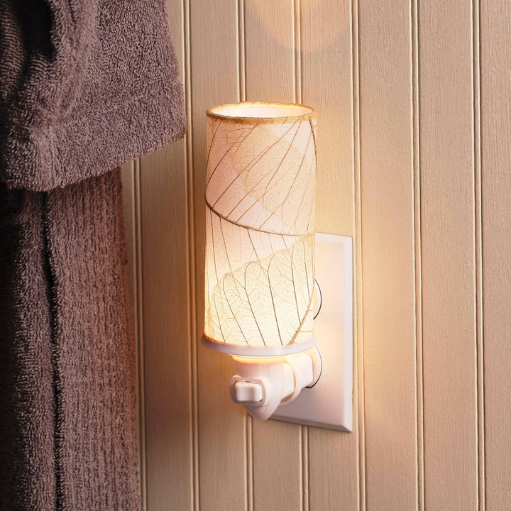Cylinder Night Light Natural | Artisans.