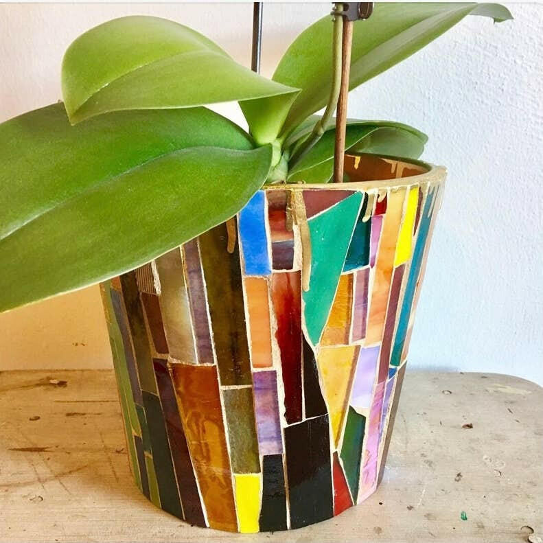 8” Planter ~ Mosaic Arte | Artisans.