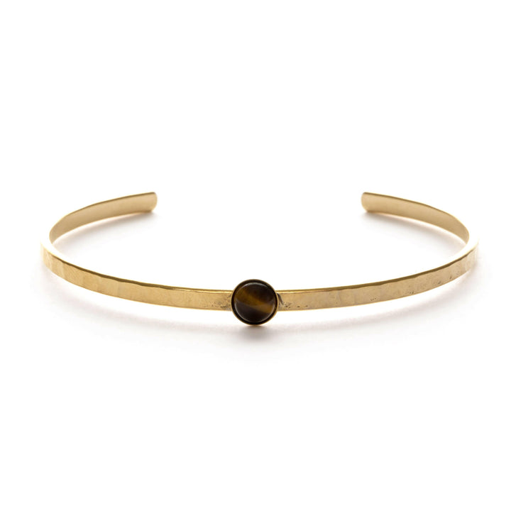 6mm Round Stone Cuffs | Artisans.