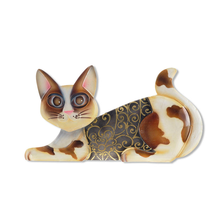 Cat Wall Decor Lying Down | Artisans.