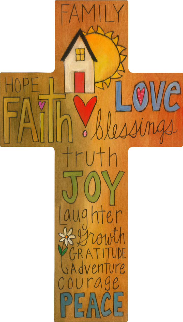 "Joy of Family" Cross Plaque | Artisans.