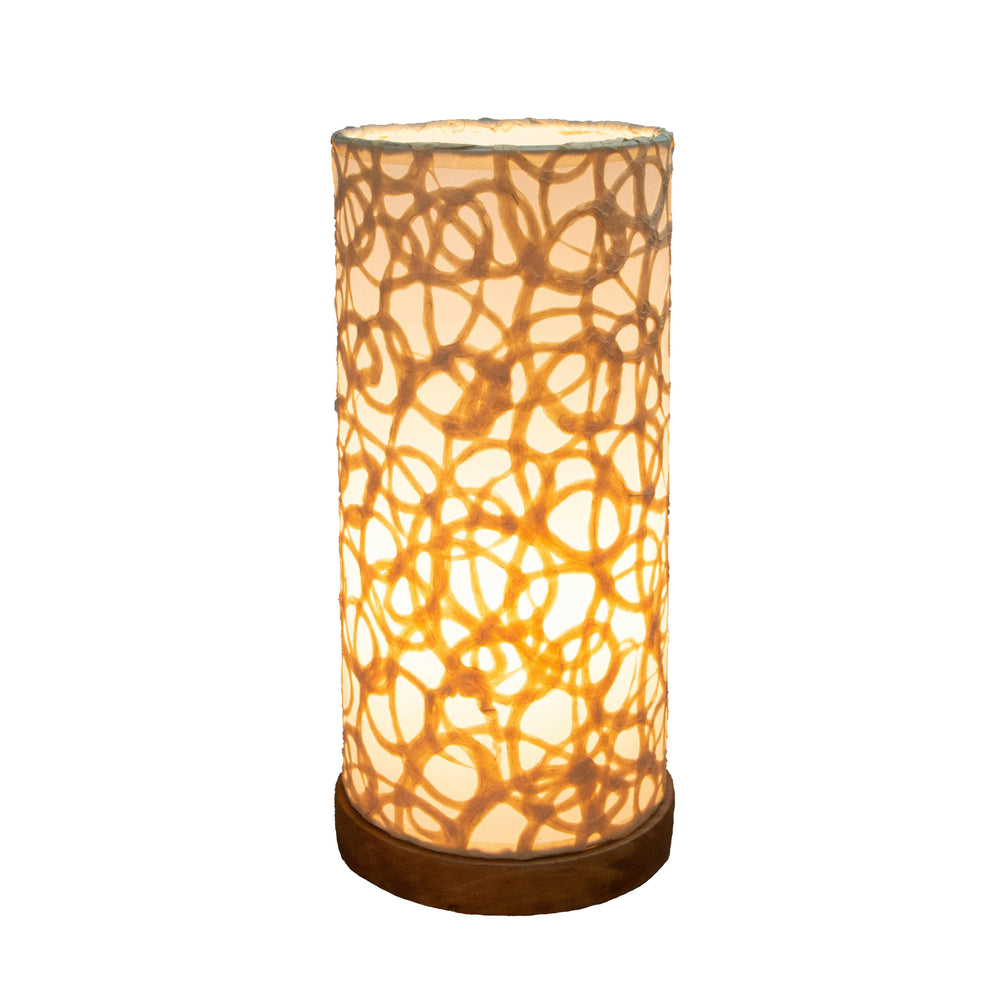Paper Cylinder Table Swirl | Artisans.