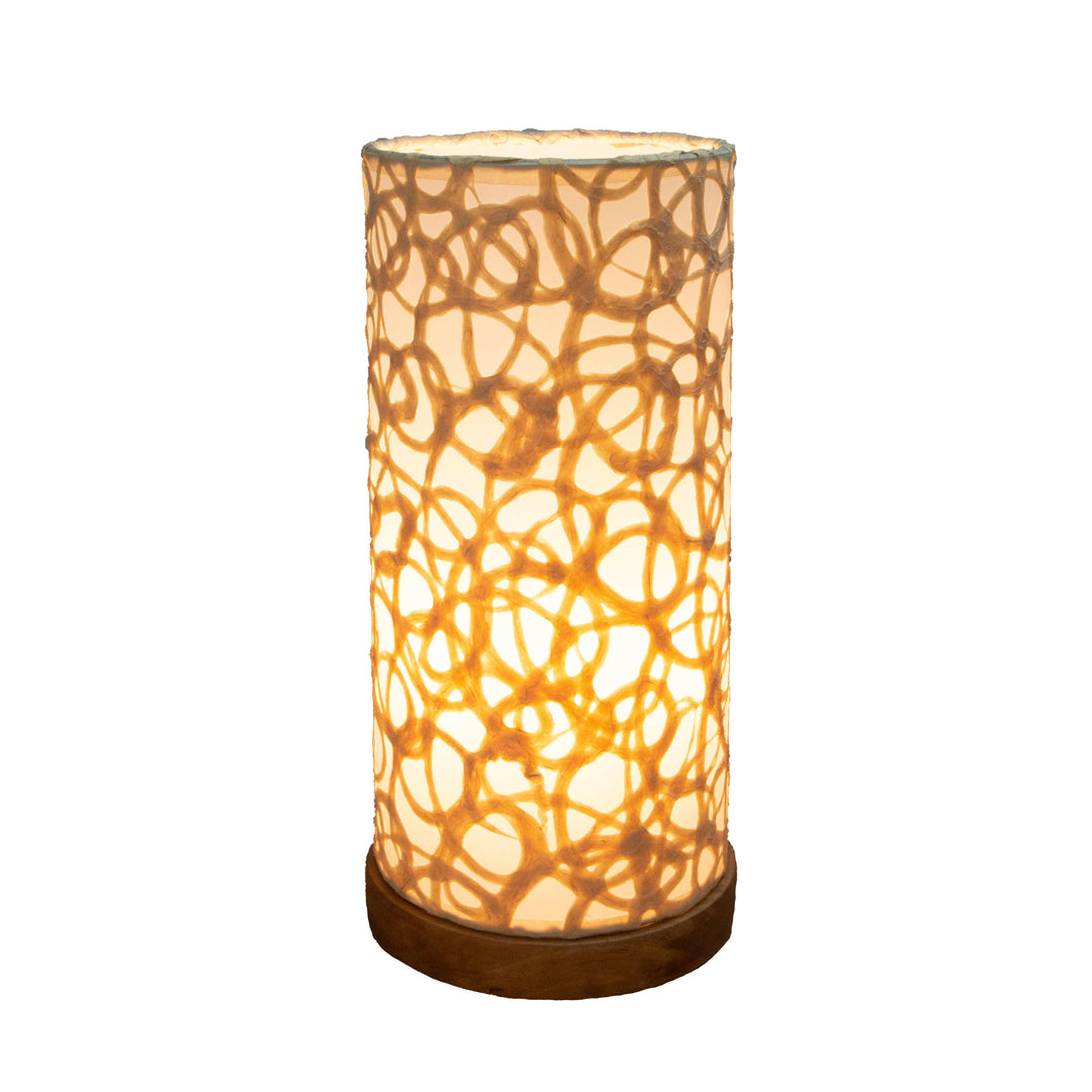 Paper Cylinder Table Swirl | Artisans.