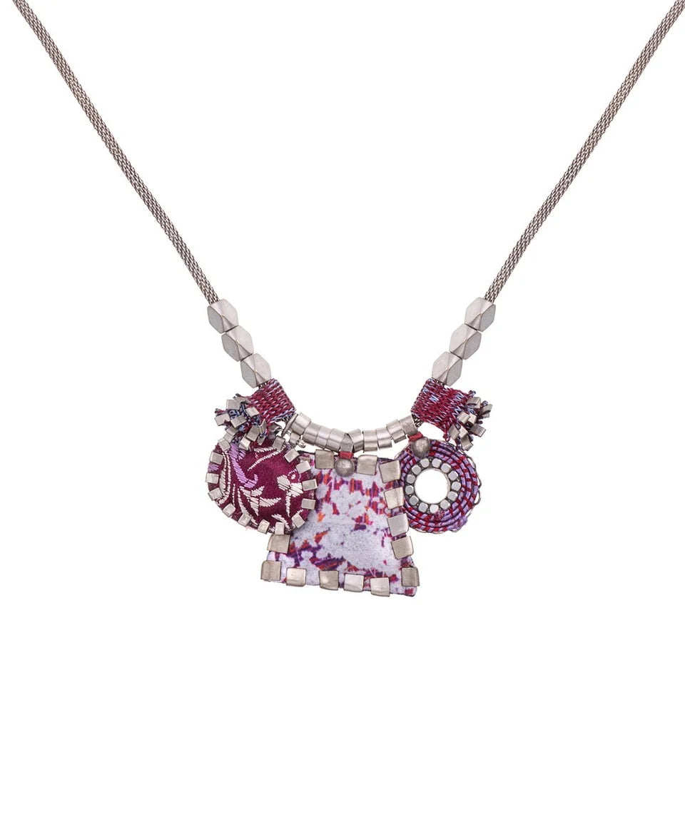 Stunning Ayala Bar Deep Purple Necklace - Unique Jewelry