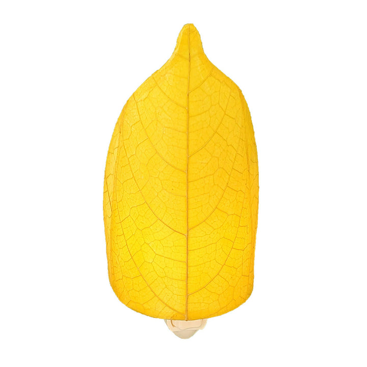 Leaf Night Light Yellow | Artisans.
