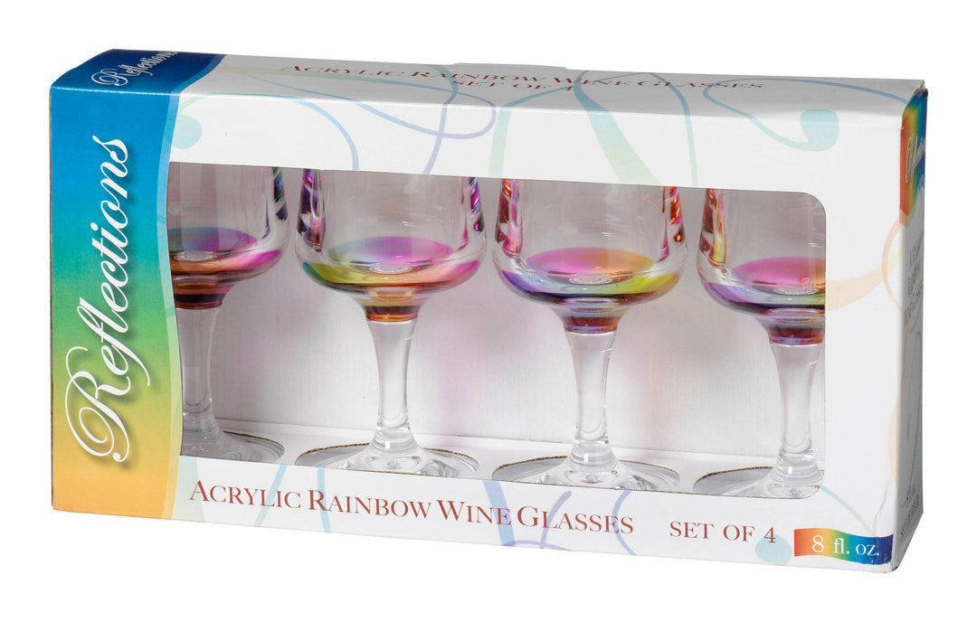 Reflections 8 oz. Wine Gift Set Rainbow | Artisans.