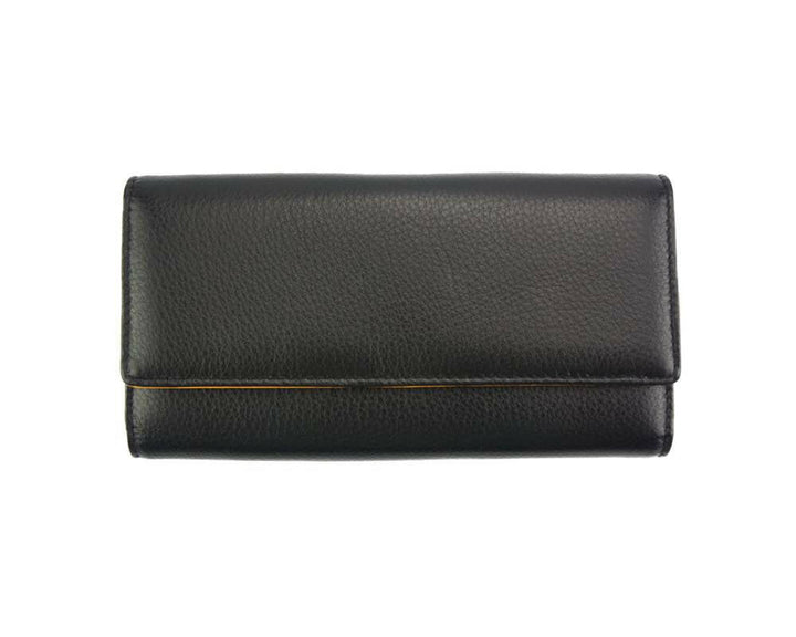 Elegant leather wallet showcasing fine craftsmanship and timeless style, perfect for sophisticated accessory collections.