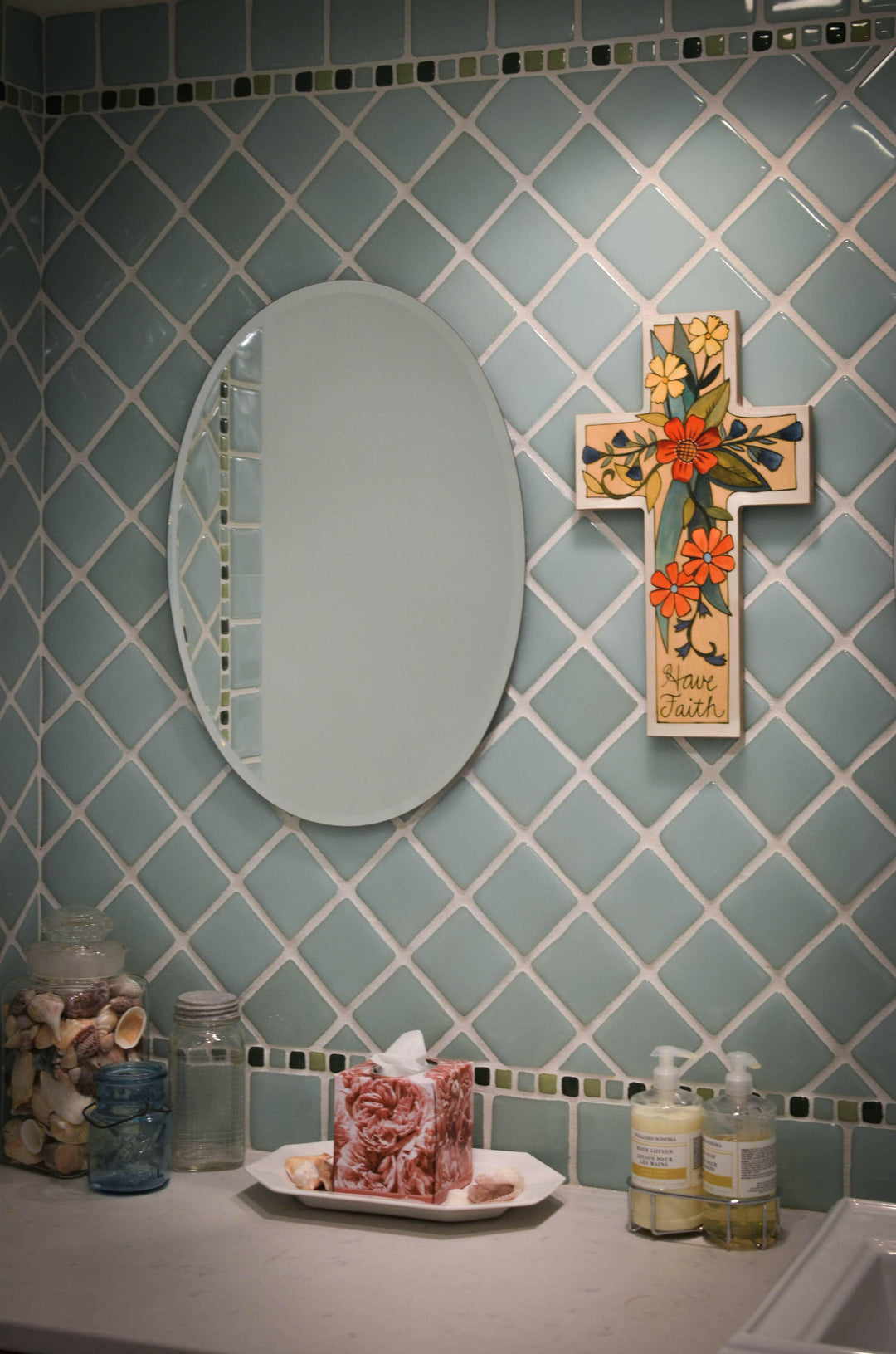 "Grow Faith" Cross Plaque | Artisans.