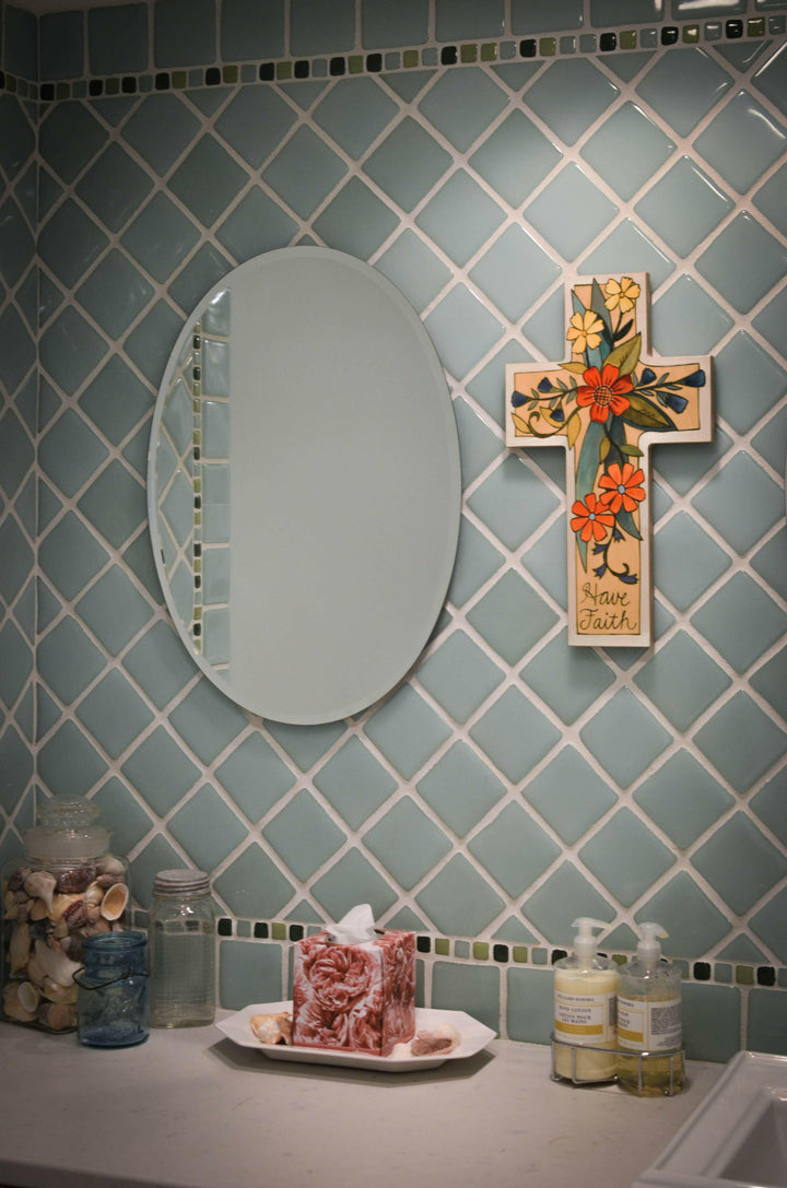 "Grow Faith" Cross Plaque | Artisans.