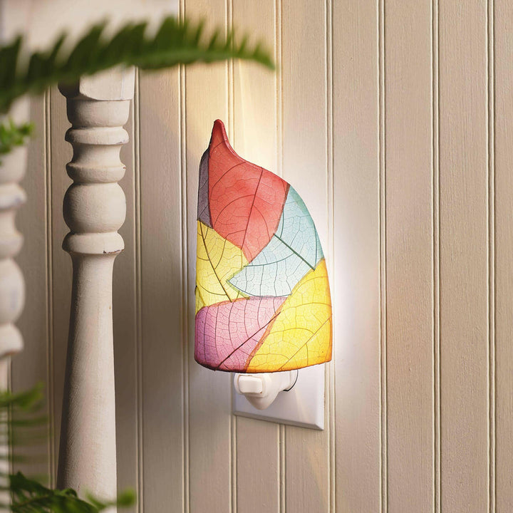Leaf Night Light Multi | Artisans.