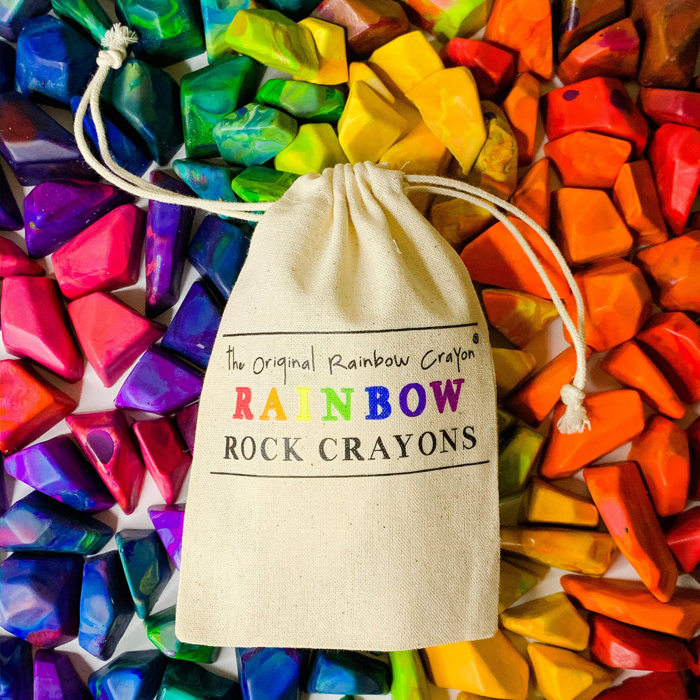 Rainbow Rock Original Rainbow Crayon® Bag of 15 Rock Crayons | Artisans.