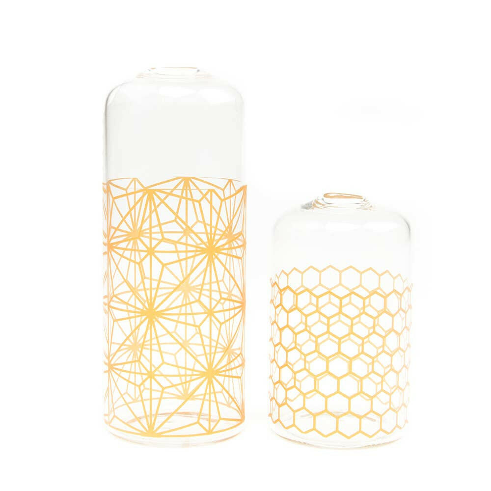 Elon Clear Flower Vase | Artisans.