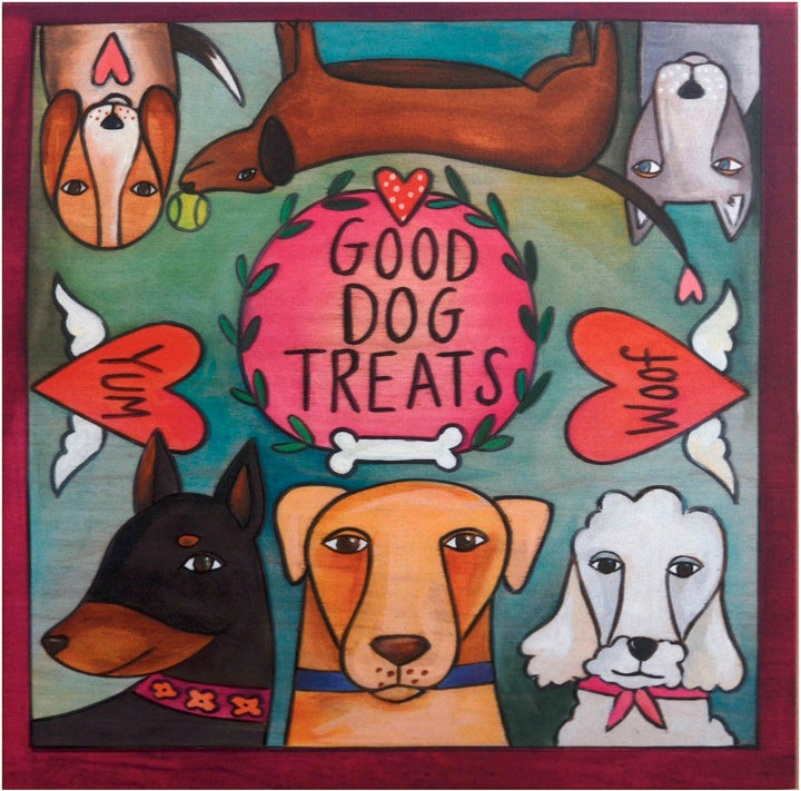 "Treat Time" Dog Treat Box | Artisans.