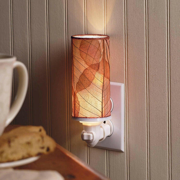 Cylinder Night Light Burgundy | Artisans.